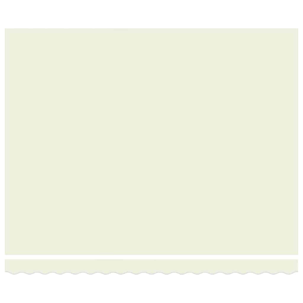 Einziehbare Markise Creme 400 x 300 cm Polyester und Metall