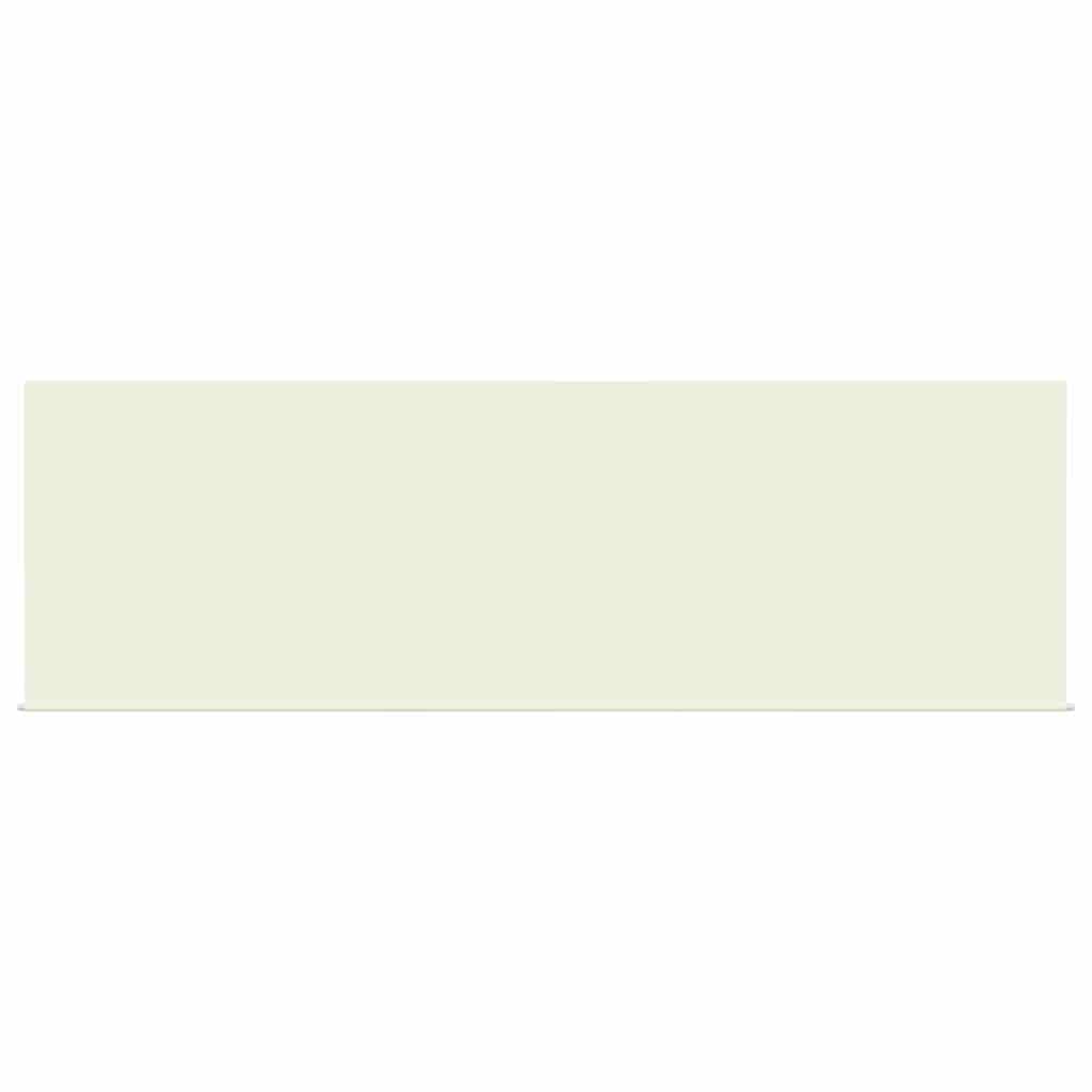 Einziehbare Markise Creme 400 x 300 cm Polyester und Aluminium