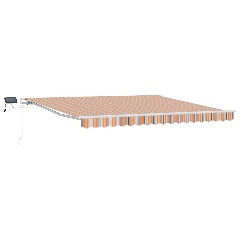 Einziehbare Markise mit Mehrfarbig 400 x 300 cm Stoff