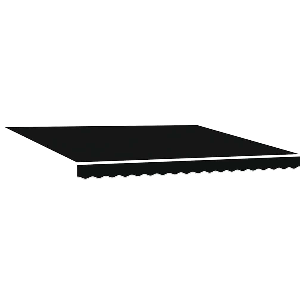 Einziehbare Markise Schwarz 400 x 300 cm