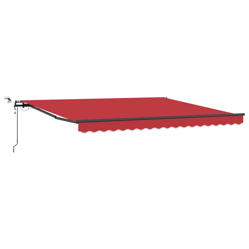 Markisenstoff mit Rot 400 x 300 cm Polyester