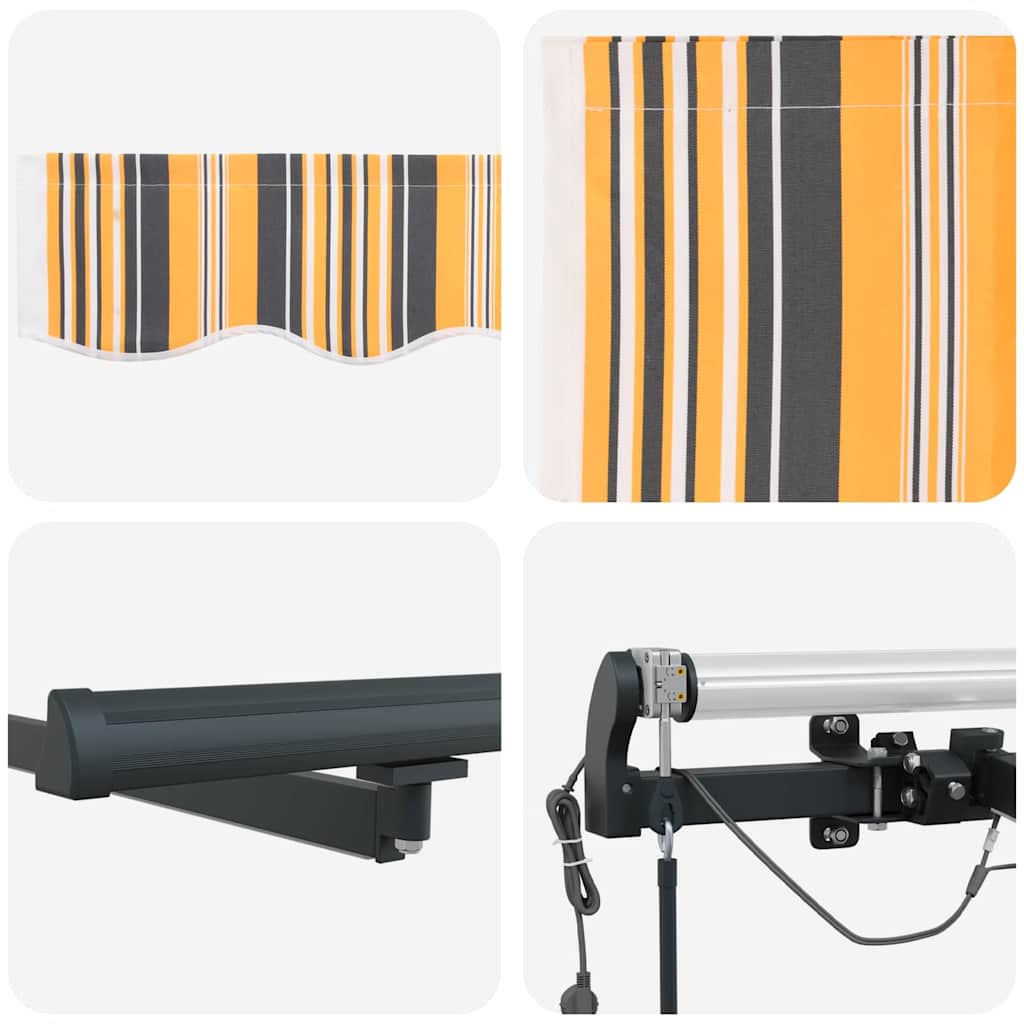 Markisenstoff mit Mehrfarbig 400 x 350 cm Polyester