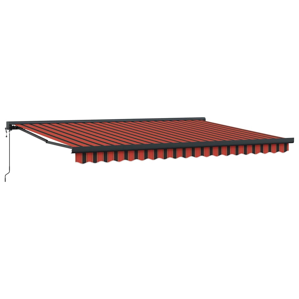 Markise Orange und Braun 450 x 300 x 165 cm