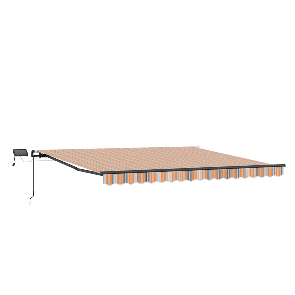 Einziehbare Markise Mehrfarbig 450 x 300 cm Stoff