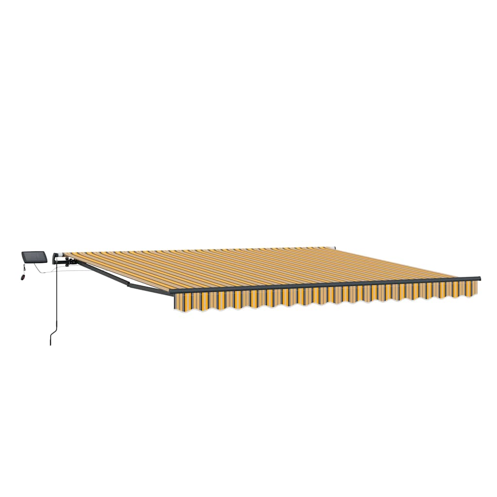 Einziehbare Markise Mehrfarbig 450 x 300 cm Stoff