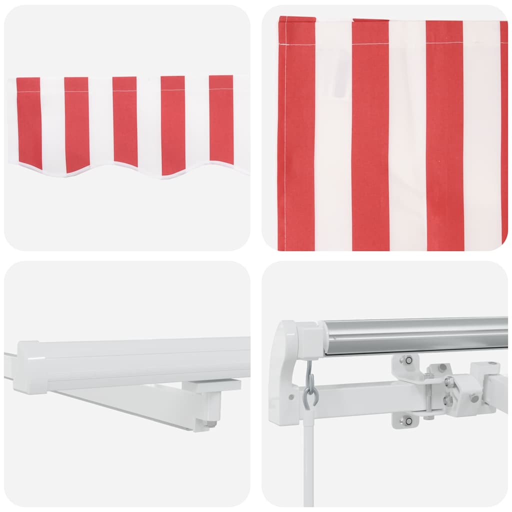 Einziehbare Markise mit 450 x 350 cm Stoff