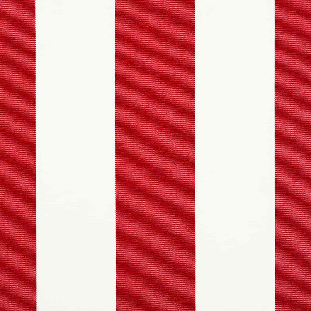 Einziehbare Markise Rot und Weiß 450 x 350 cm