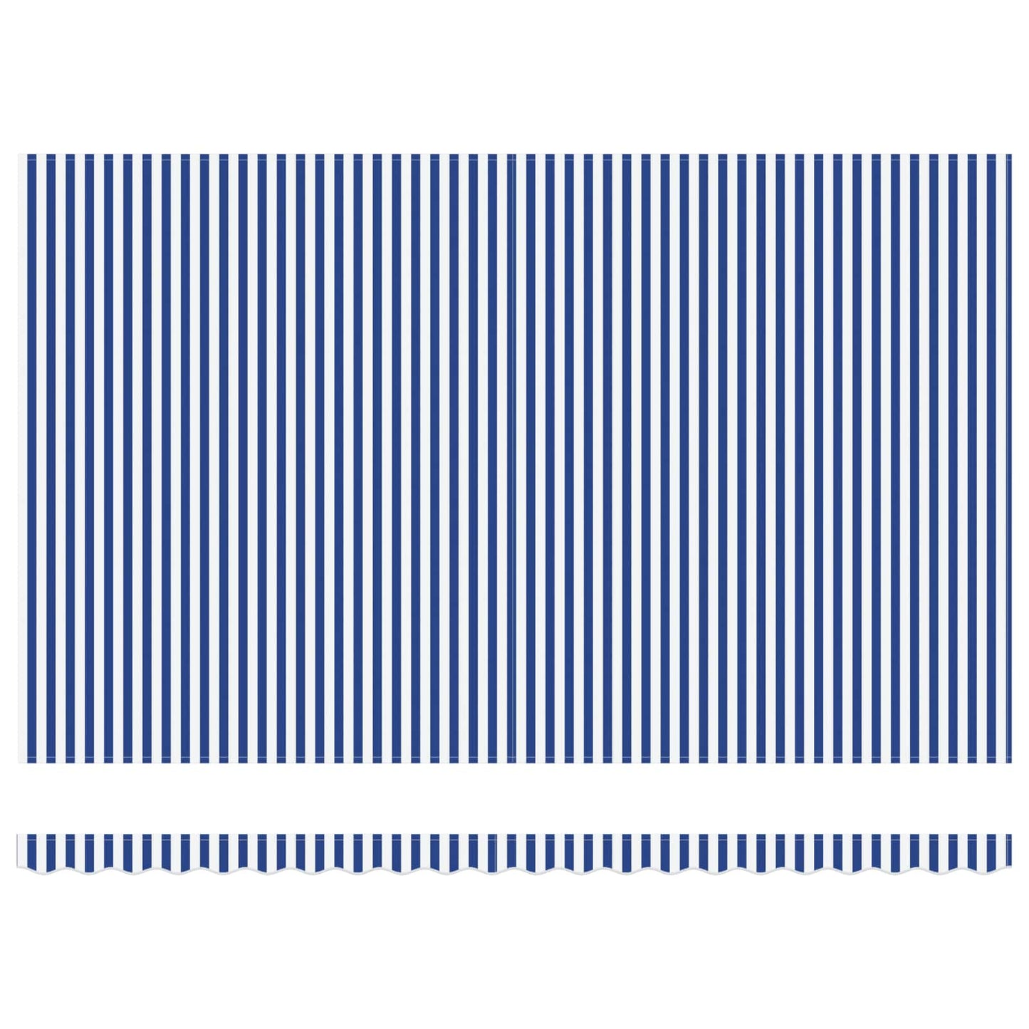 Einziehbare Markise Blau und Weiß 500 x 300 cm
