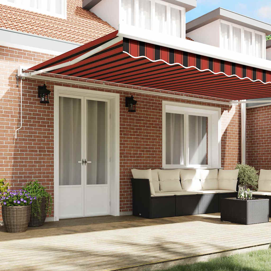 Markise Orange und Braun 500 x 300 x 165 cm