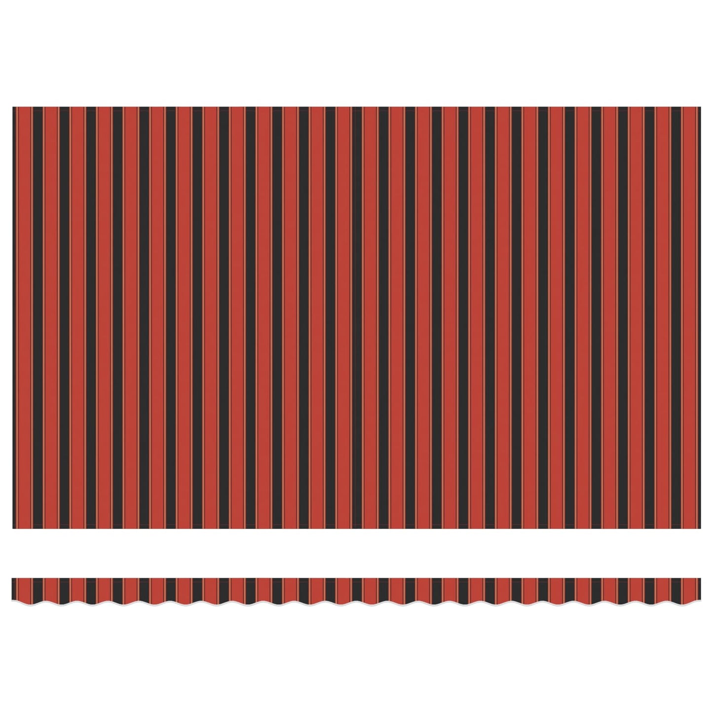 Einziehbare Markise Orange und Schwarz 500 x 300 cm