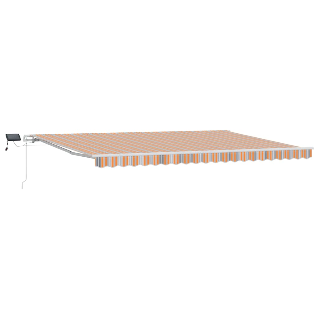 Einziehbare Markise Mehrfarbig 500 × 300 cm Stoff und Metall