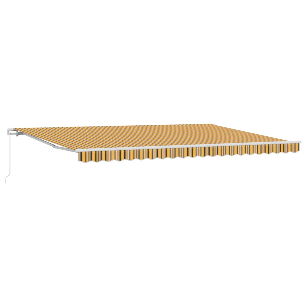 Markise Mehrfarbig 500 x 300 cm Polyester und Metall
