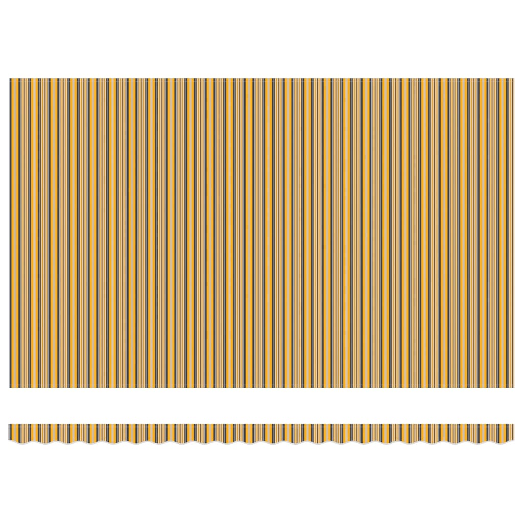 Markise Mehrfarbig 500 x 300 cm Polyester und Aluminium
