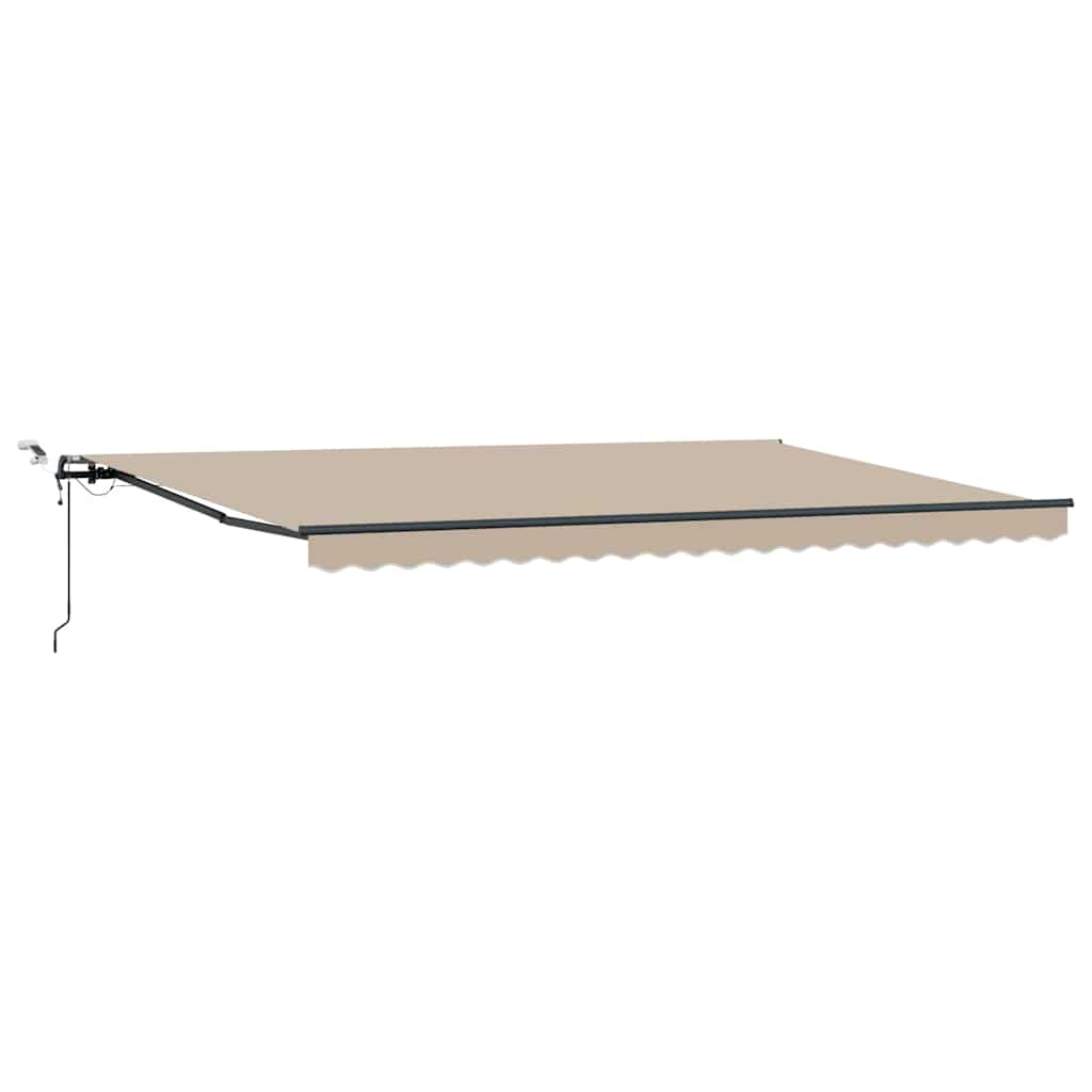 Markisenstoff mit Beige 500 x 300 cm Polyester