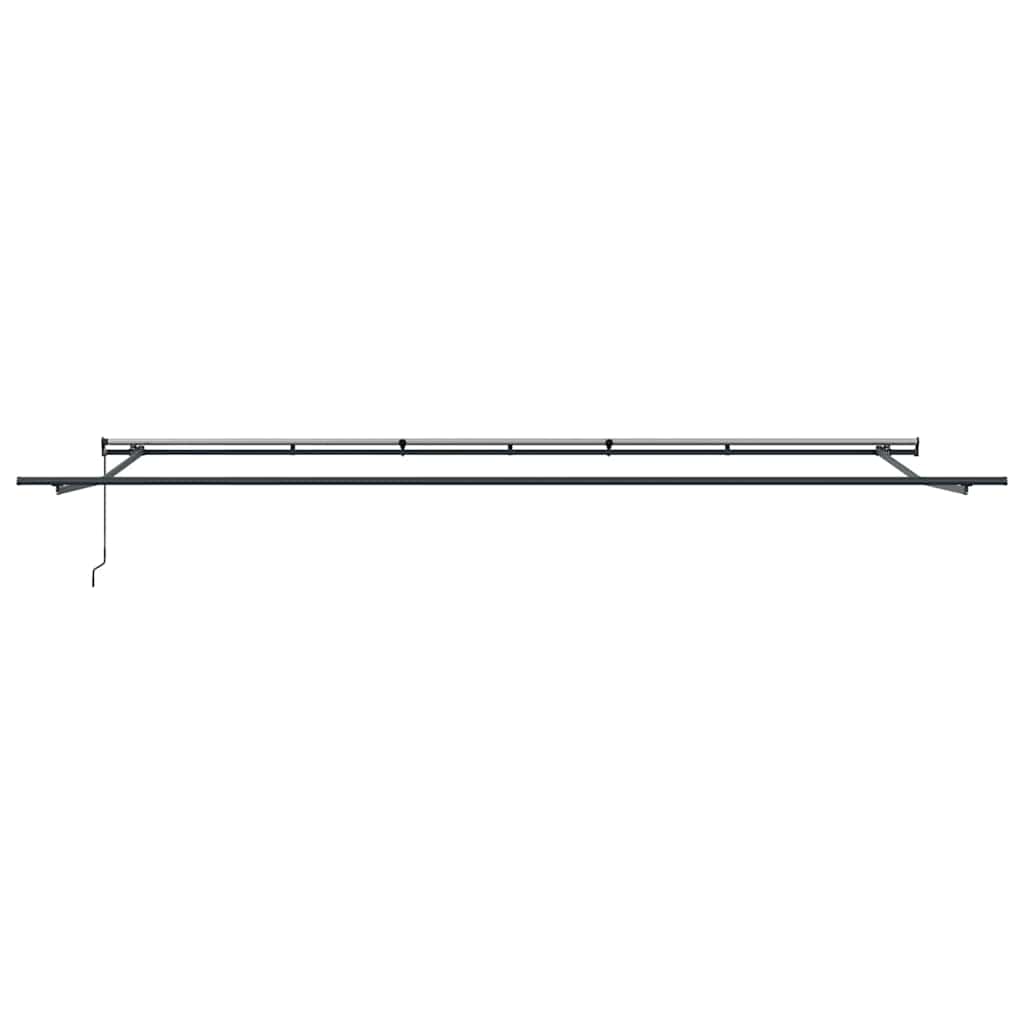 Einziehbare Markise Gelb und Orange 600 x 300 cm