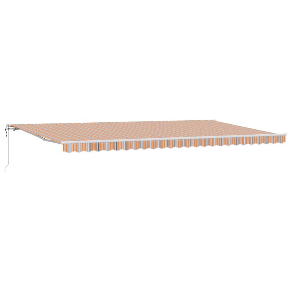 Einziehbare Markise Mehrfarbig 600 x 300 cm Stoff