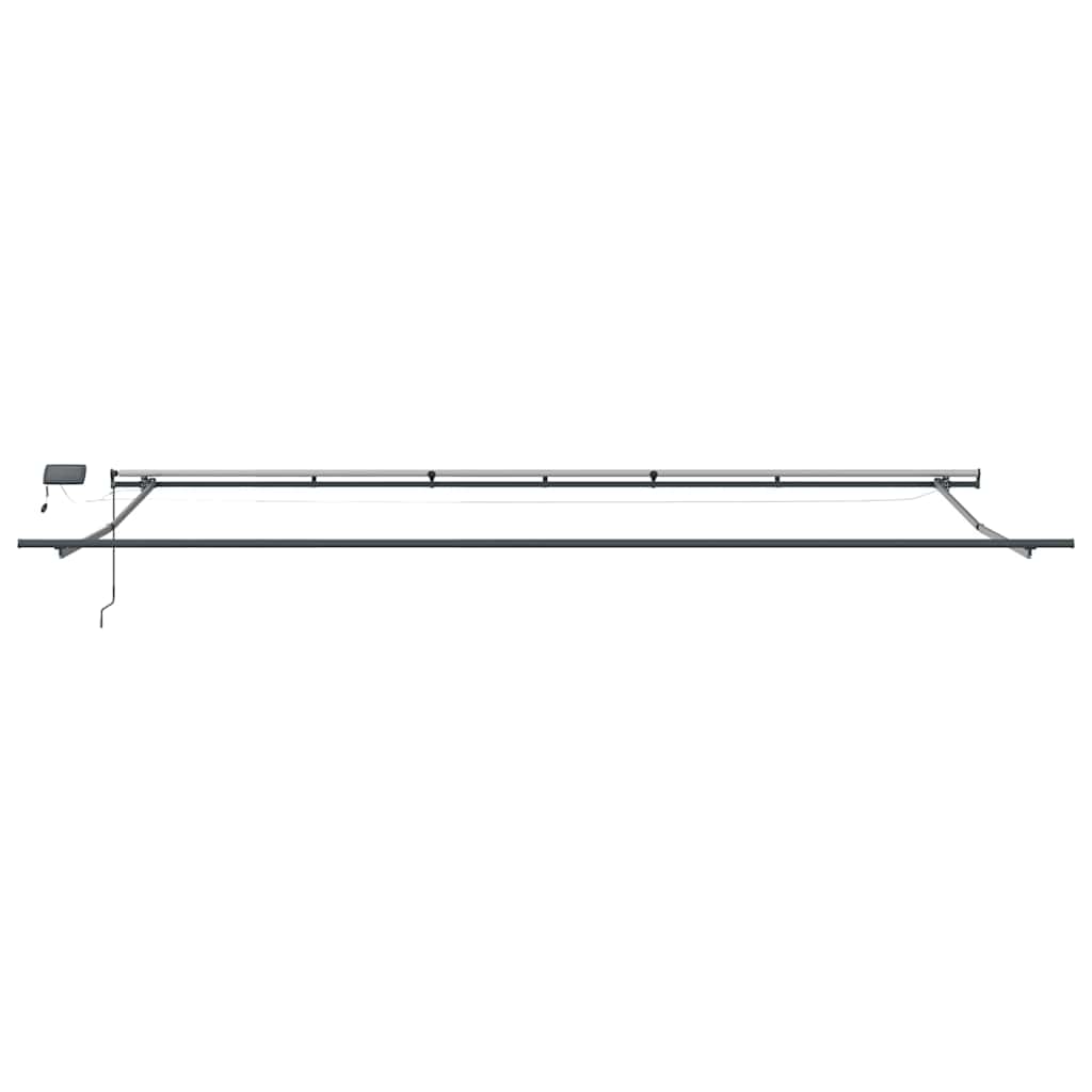Einziehbare Markise Mehrfarbig 600 x 300 cm Stoff