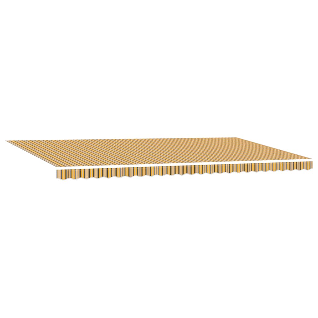 Einziehbare Markise Mehrfarbig 600 x 300 cm Polyester und Stahl
