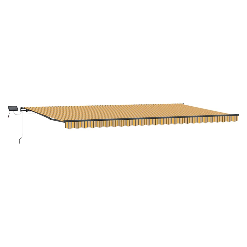 Einziehbare Markise Mehrfarbig 600 x 300 cm Stoff