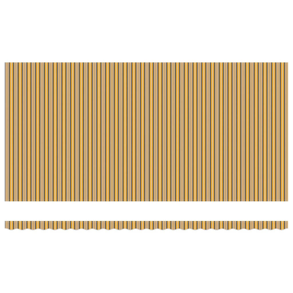 Einziehbare Markise Mehrfarbig 600 x 300 cm Stoff und Aluminium