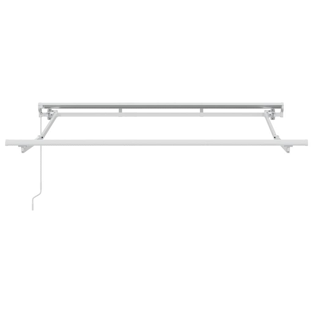 Markisenrahmen Weiß 2,5 x 2 m Pulverbeschichteter Stahl