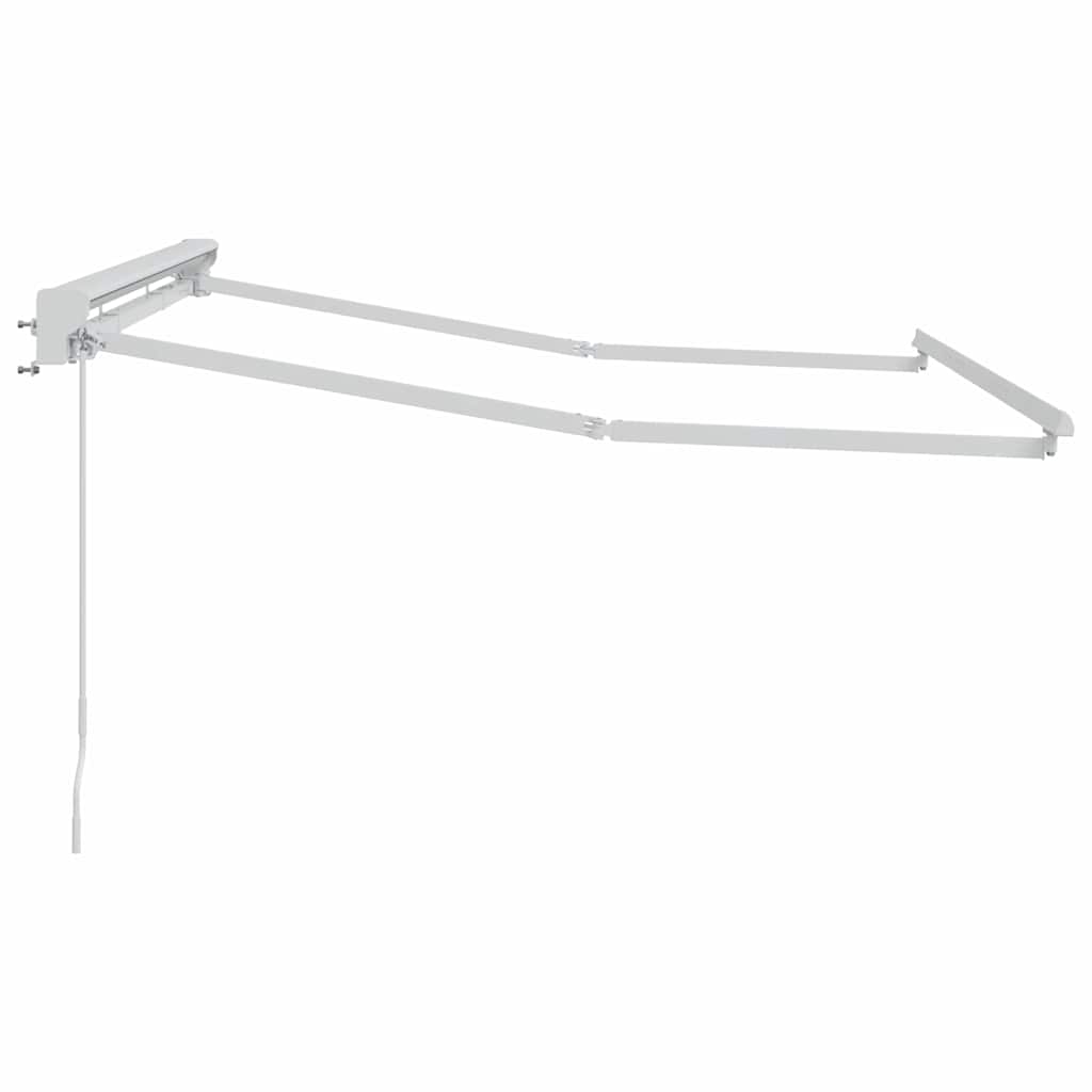 Markisenrahmen Weiß 2,5 x 2 m Pulverbeschichteter Stahl