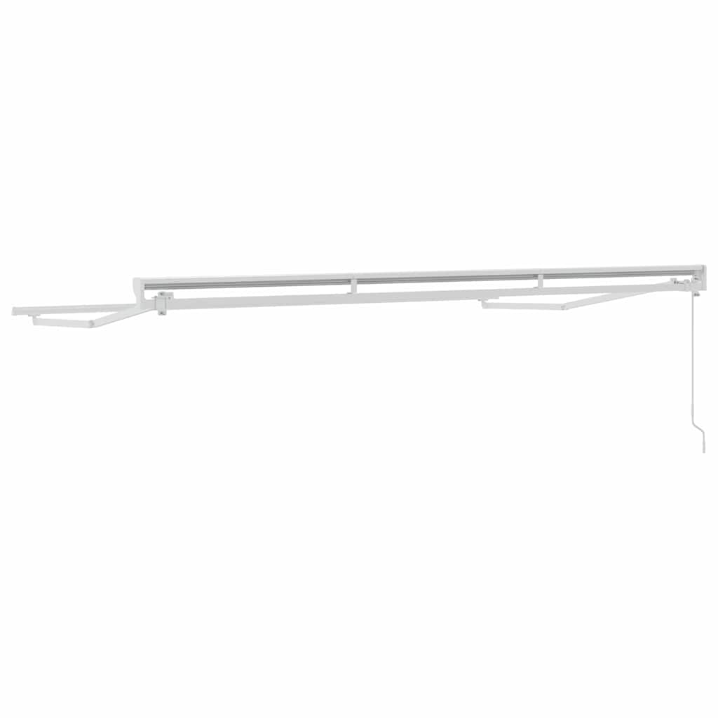 Markisenrahmen Weiß 3,5 x 2 m Pulverbeschichteter Stahl
