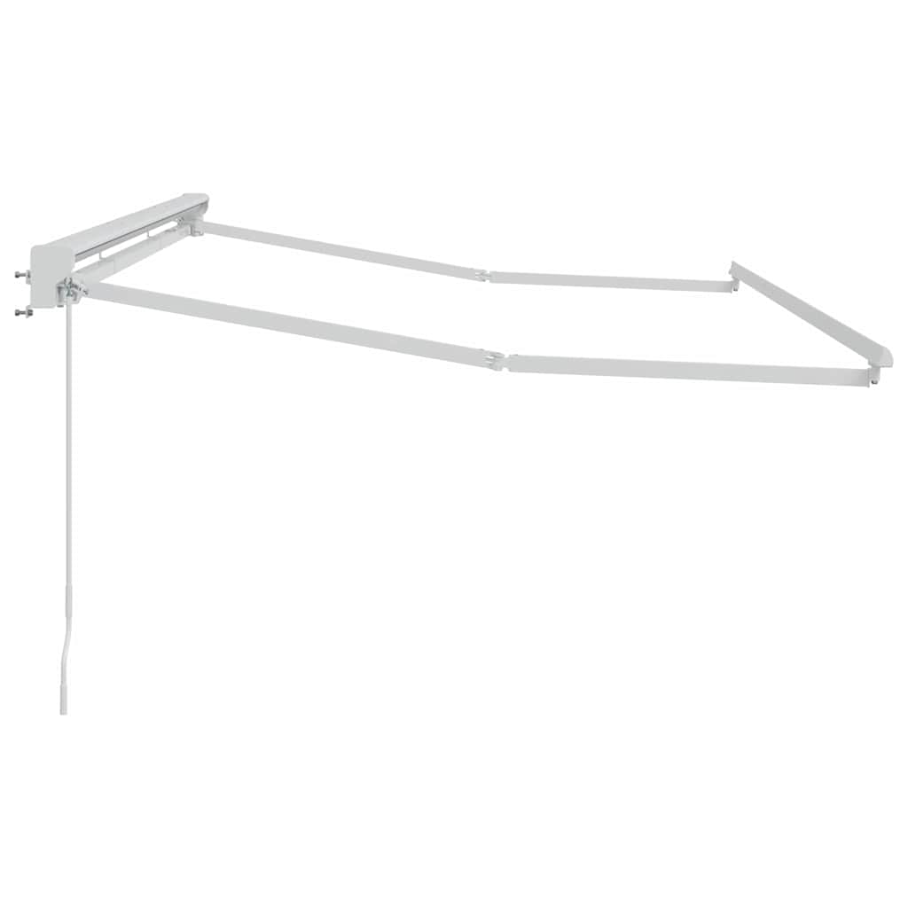 Markisenrahmen Weiß 3,5 x 2 m Pulverbeschichteter Stahl