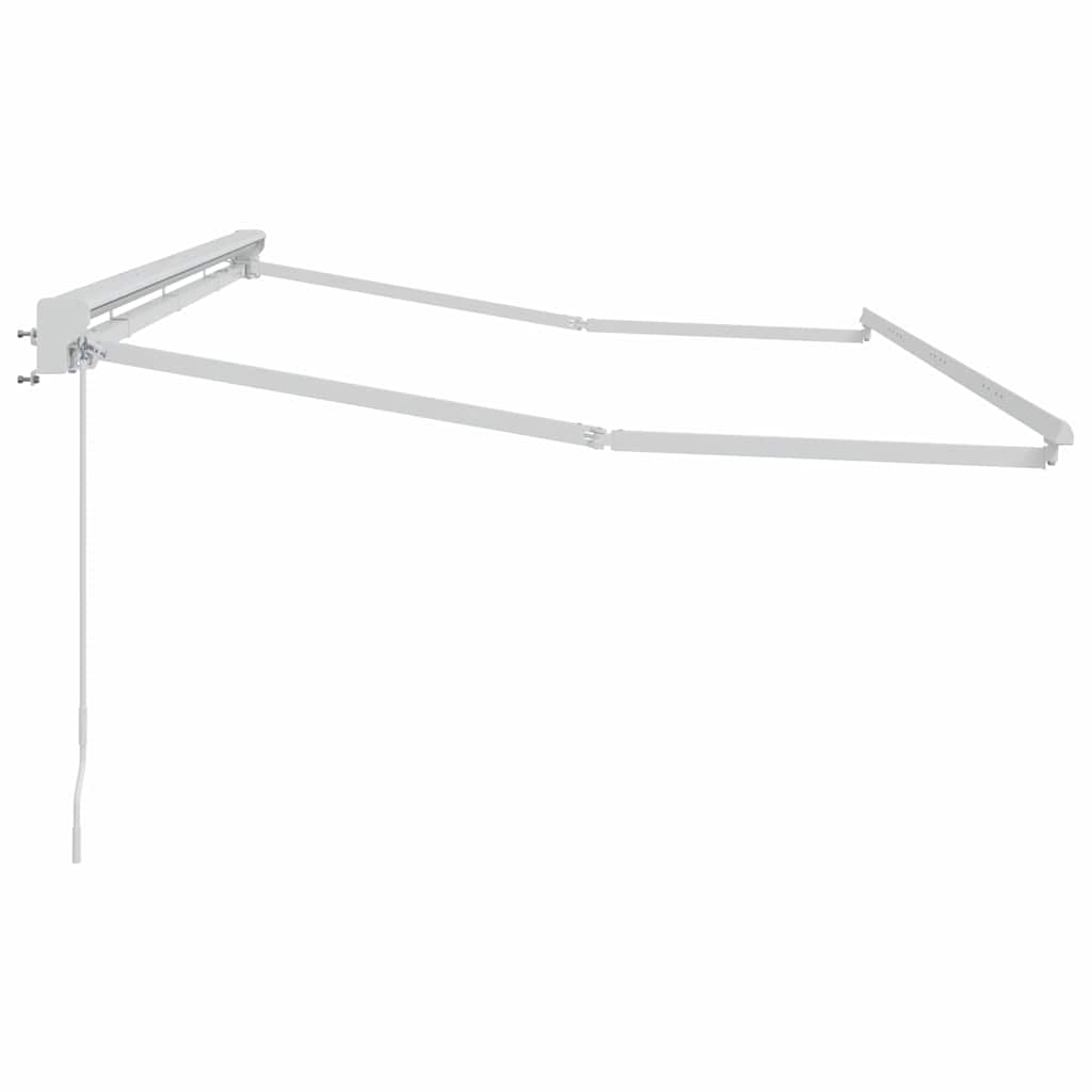 Markisenrahmen Weiß 4 x 2 m Pulverbeschichteter Stahl