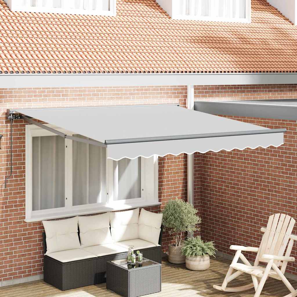 Markisenrahmen Anthrazit 3,5 x 2,5 m Pulverbeschichteter Stahl