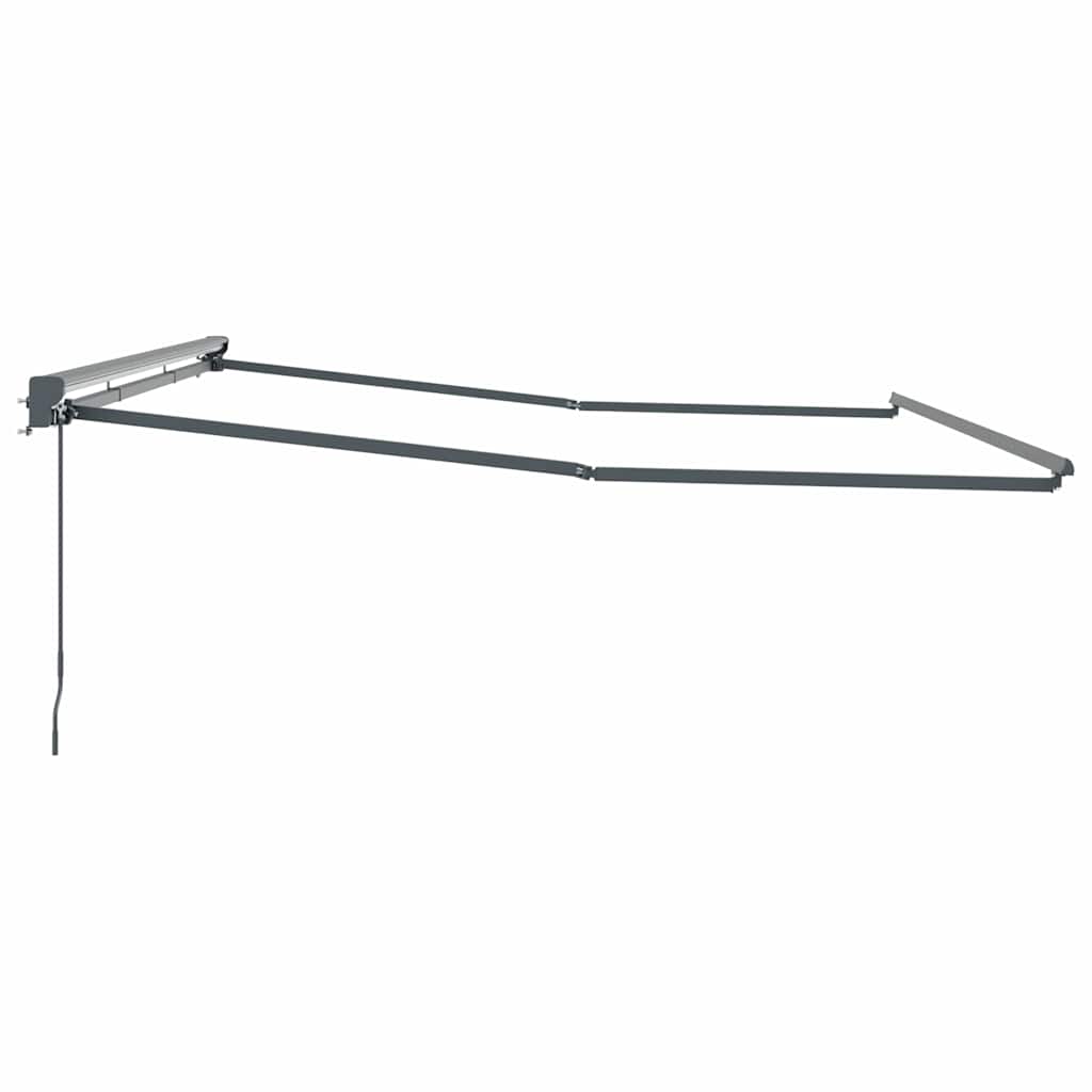 Markisenrahmen Anthrazit 4 x 3 m Pulverbeschichteter Stahl