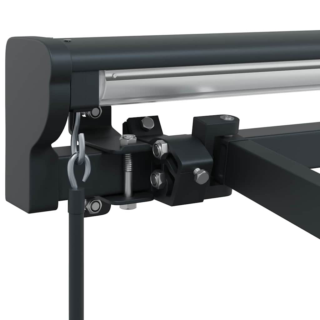 Markisenrahmen Anthrazit 4,5 × 3 m Pulverbeschichteter Stahl