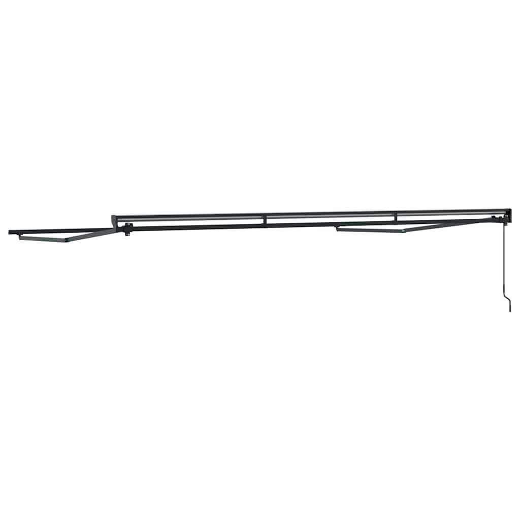 Markisenrahmen Anthrazit 4,5 × 3 m Pulverbeschichteter Stahl