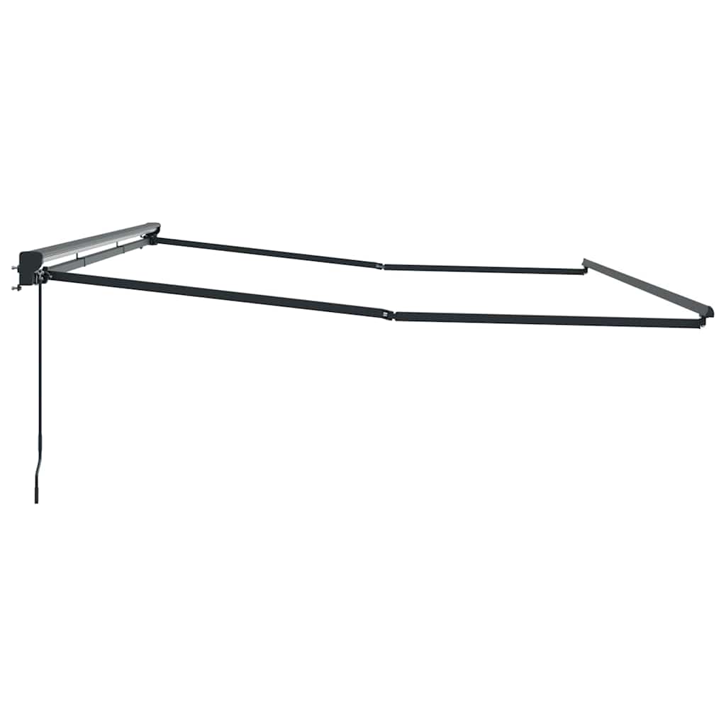 Markisenrahmen Anthrazit 4,5 × 3 m Pulverbeschichteter Stahl