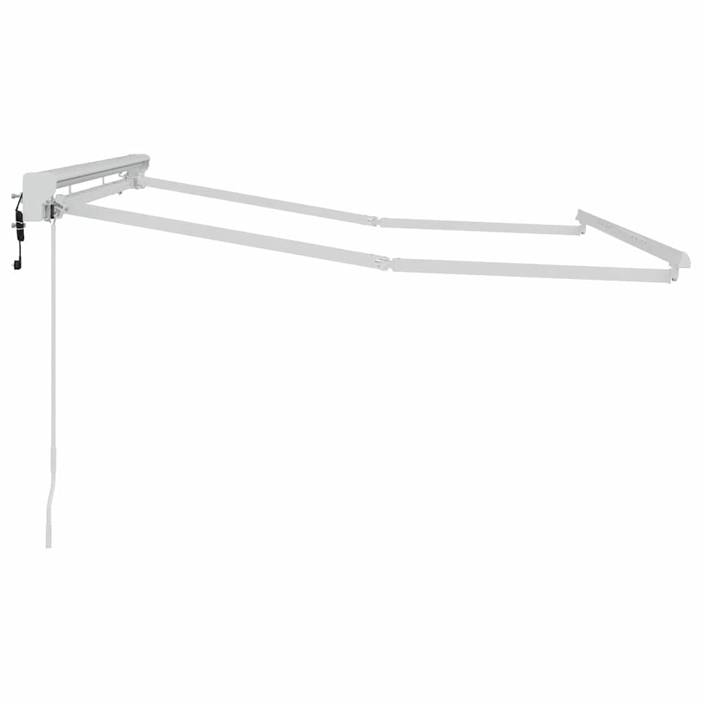 Markisenrahmen Weiß 2,5 x 2 m Pulverbeschichteter Stahl