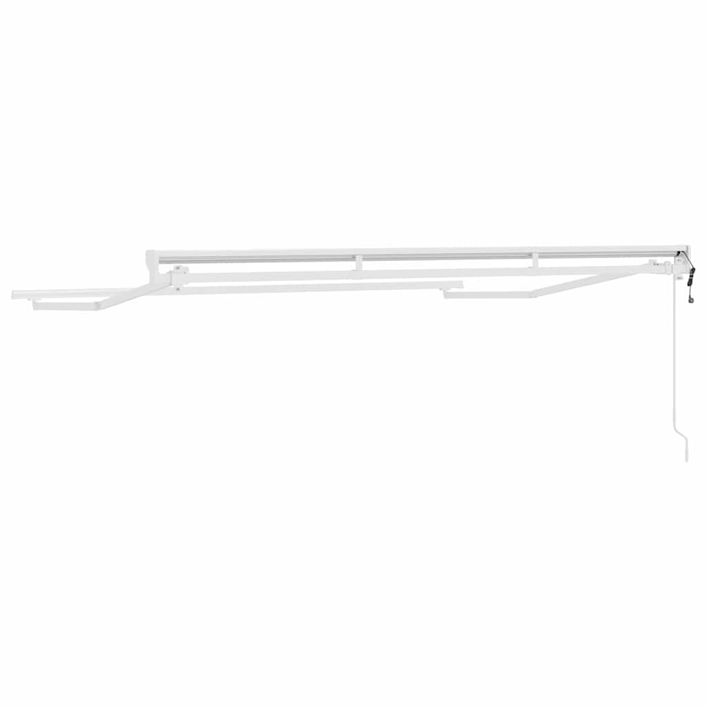 Markisenrahmen Weiß 3 x 2 m Pulverbeschichteter Stahl