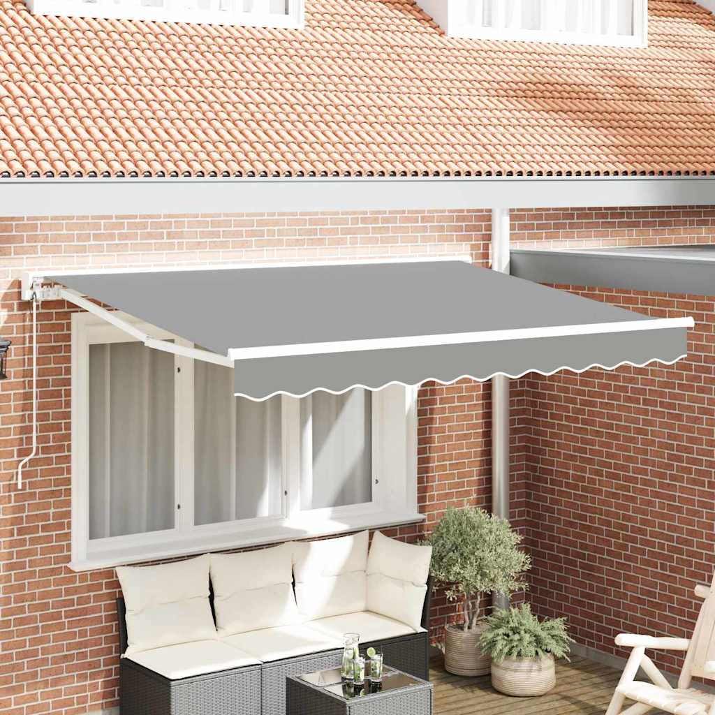 Markisenrahmen Weiß 3,5 x 2 m Pulverbeschichteter Stahl