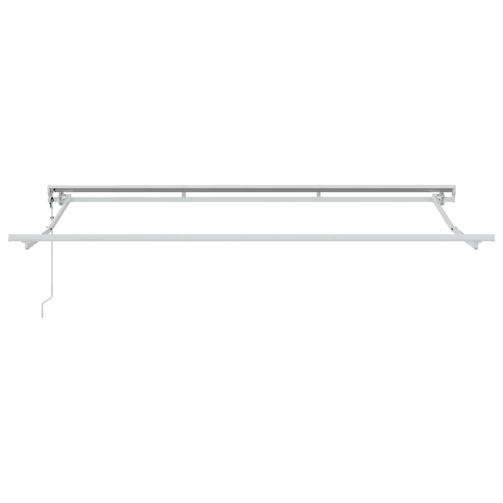 Markisenrahmen Weiß 3,5 x 2 m Pulverbeschichteter Stahl