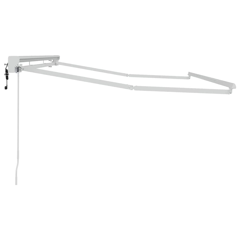 Markisenrahmen Weiß 3,5 x 2 m Pulverbeschichteter Stahl
