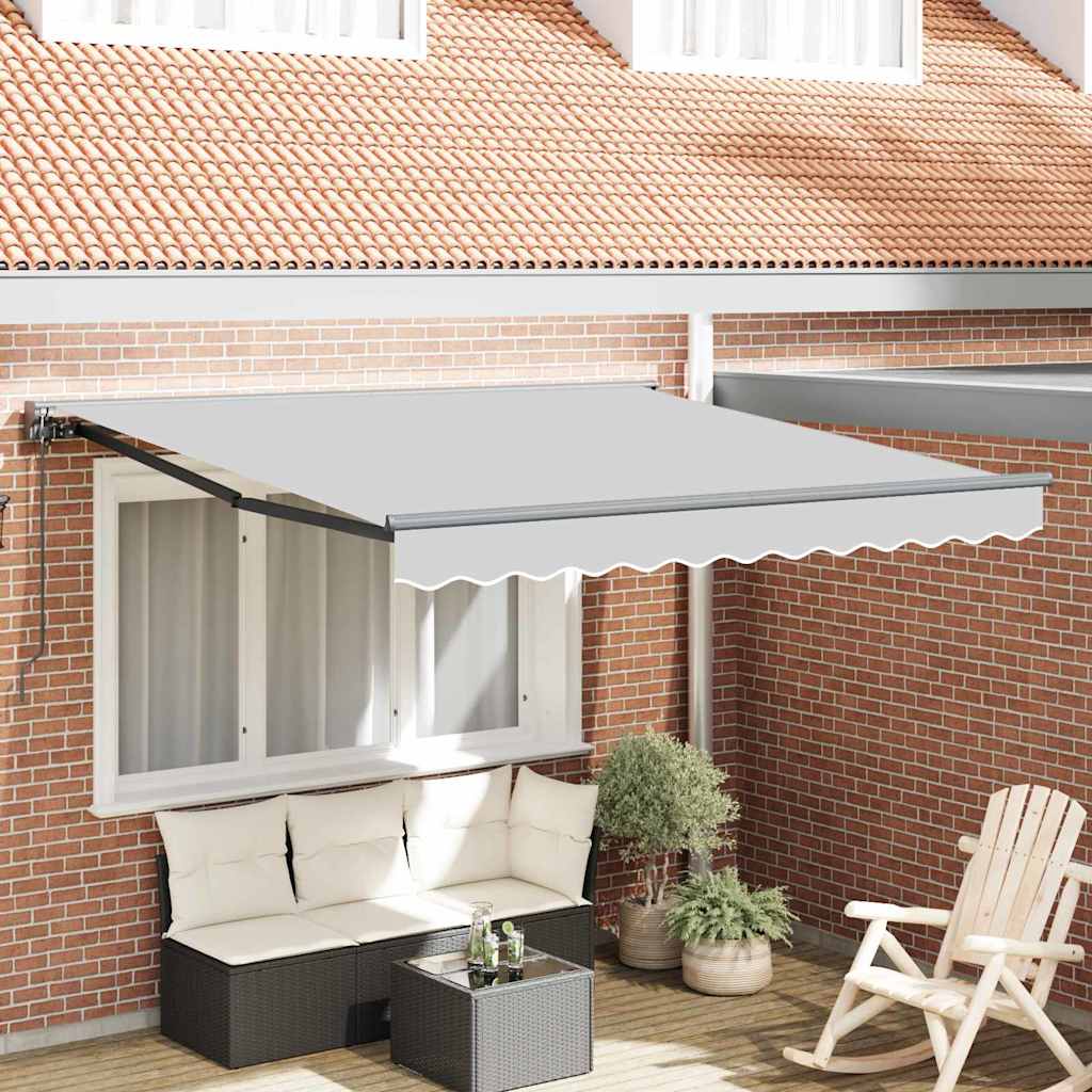 Markisenrahmen Anthrazit 3 x 2,5 m Pulverbeschichteter Stahl