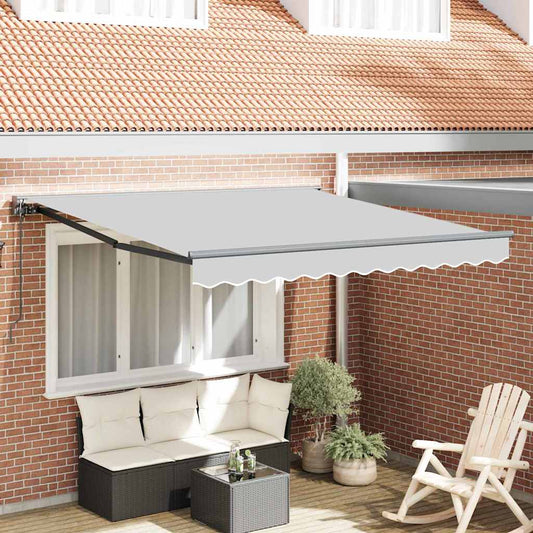 Markisenrahmen Anthrazit 3,5 x 2,5 m Pulverbeschichteter Stahl