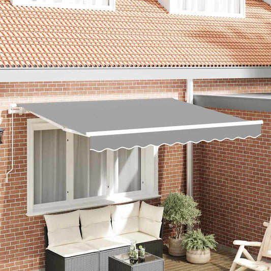 Markisenrahmen Weiß 3 x 2 m Metall