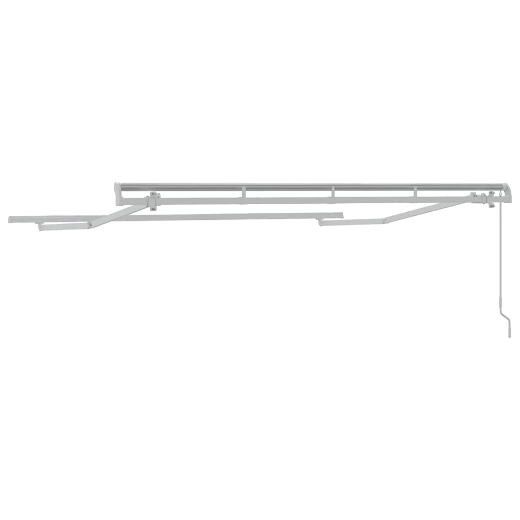 Markisenrahmen Weiß 3 x 2 m Metall
