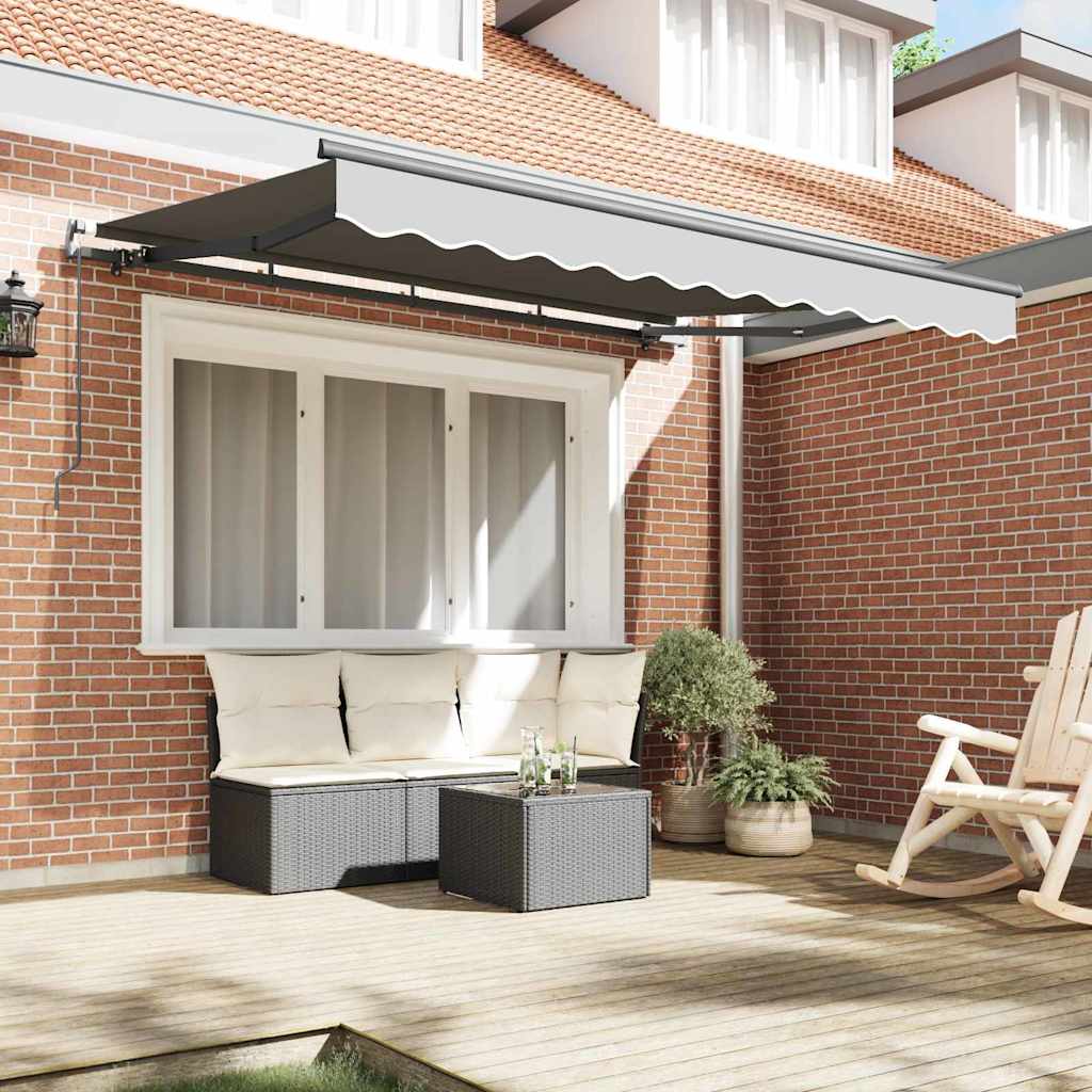 Markisenrahmen Anthrazit 3,5 x 2 m Metall