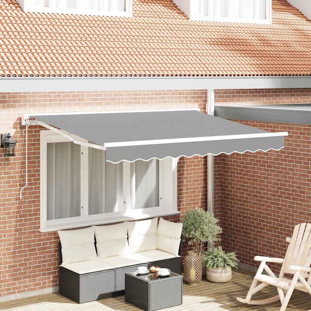 Markisenrahmen Weiß 3,5 x 2 m Metall