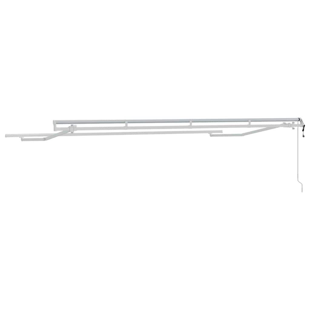 Markisenrahmen Weiß 4 x 2 m Metall