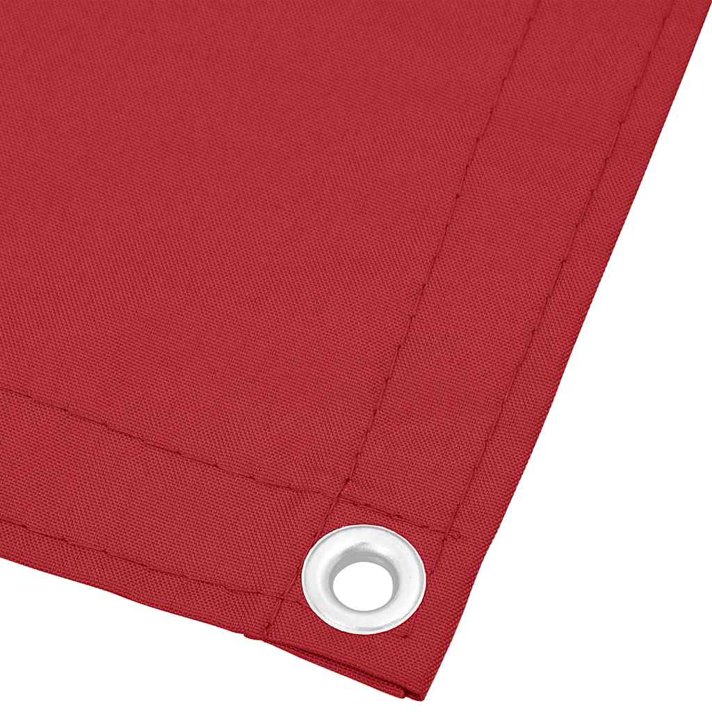 Balkon-Sichtschutz Rot 75x700 cm 100 % Polyester-Oxford