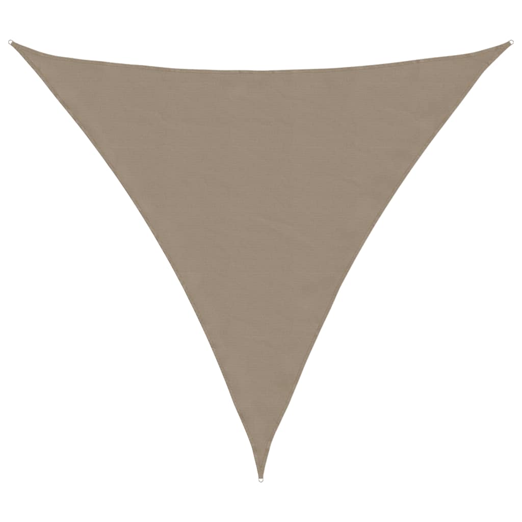 Sonnensegel Taupe 2x2x2 m 100% Polyester Oxford