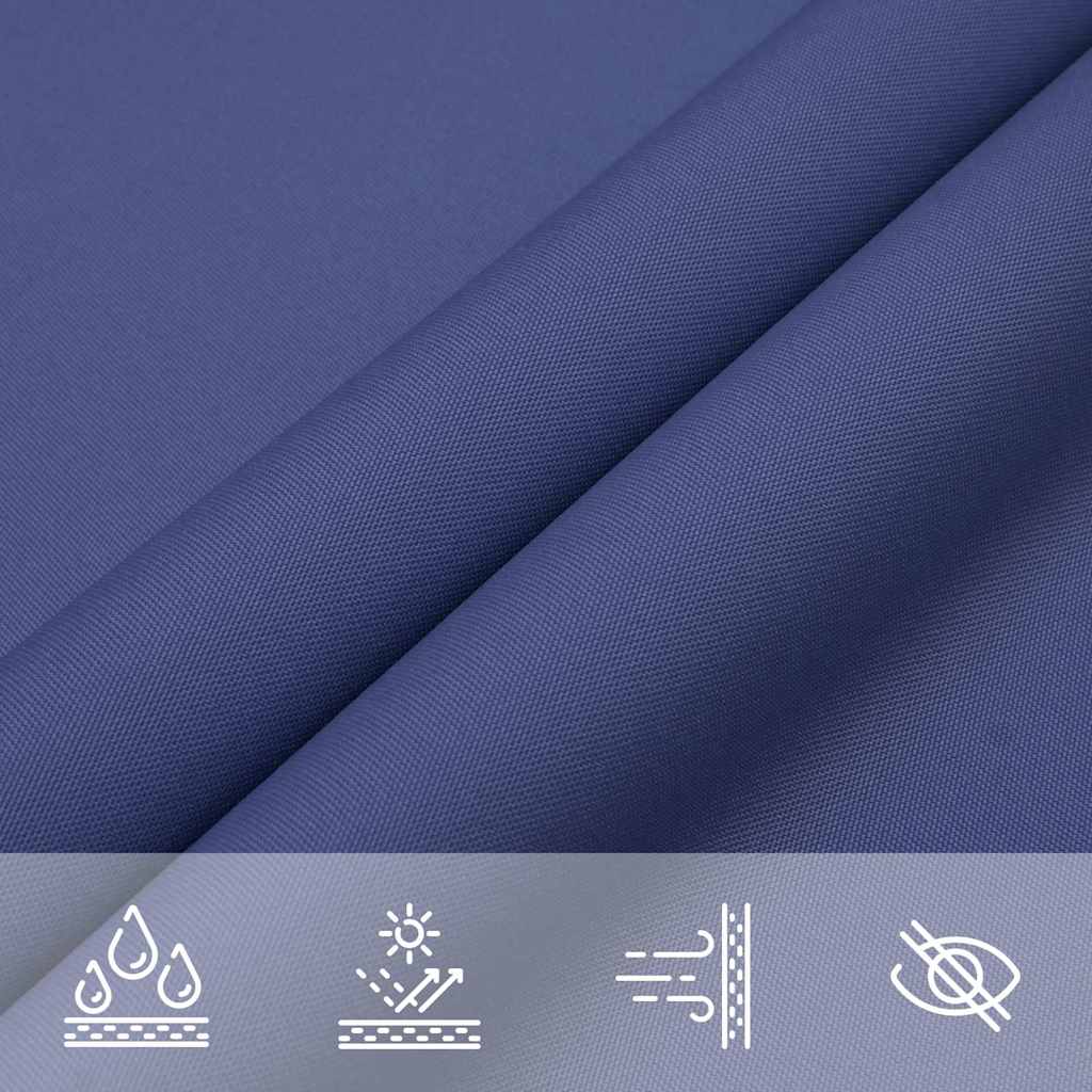 Sonnensegel Blau 7x5x5 m 100% Polyester Oxford