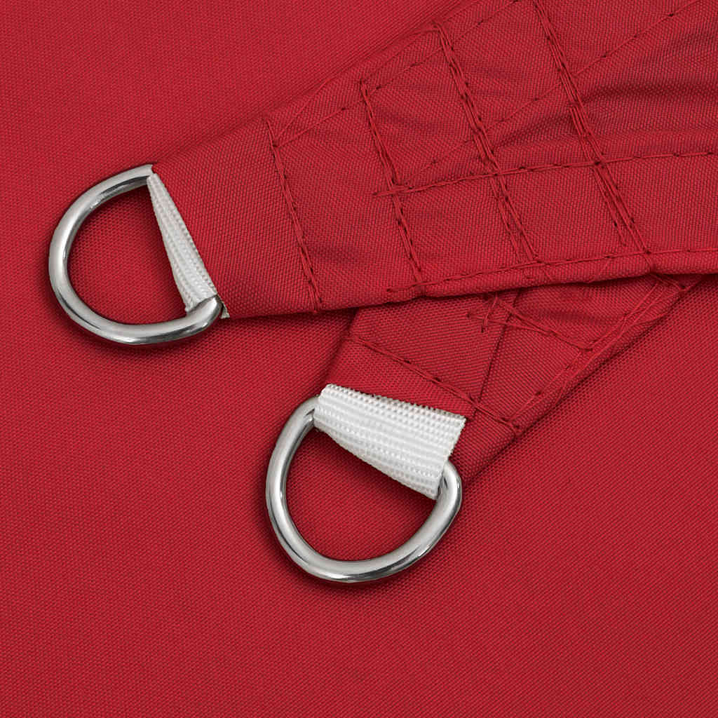 Sonnensegel Rot 2x2x2 m 100% Polyester Oxford